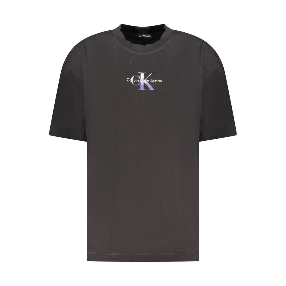 Calvin Klein Black Cotton Women T-Shirt