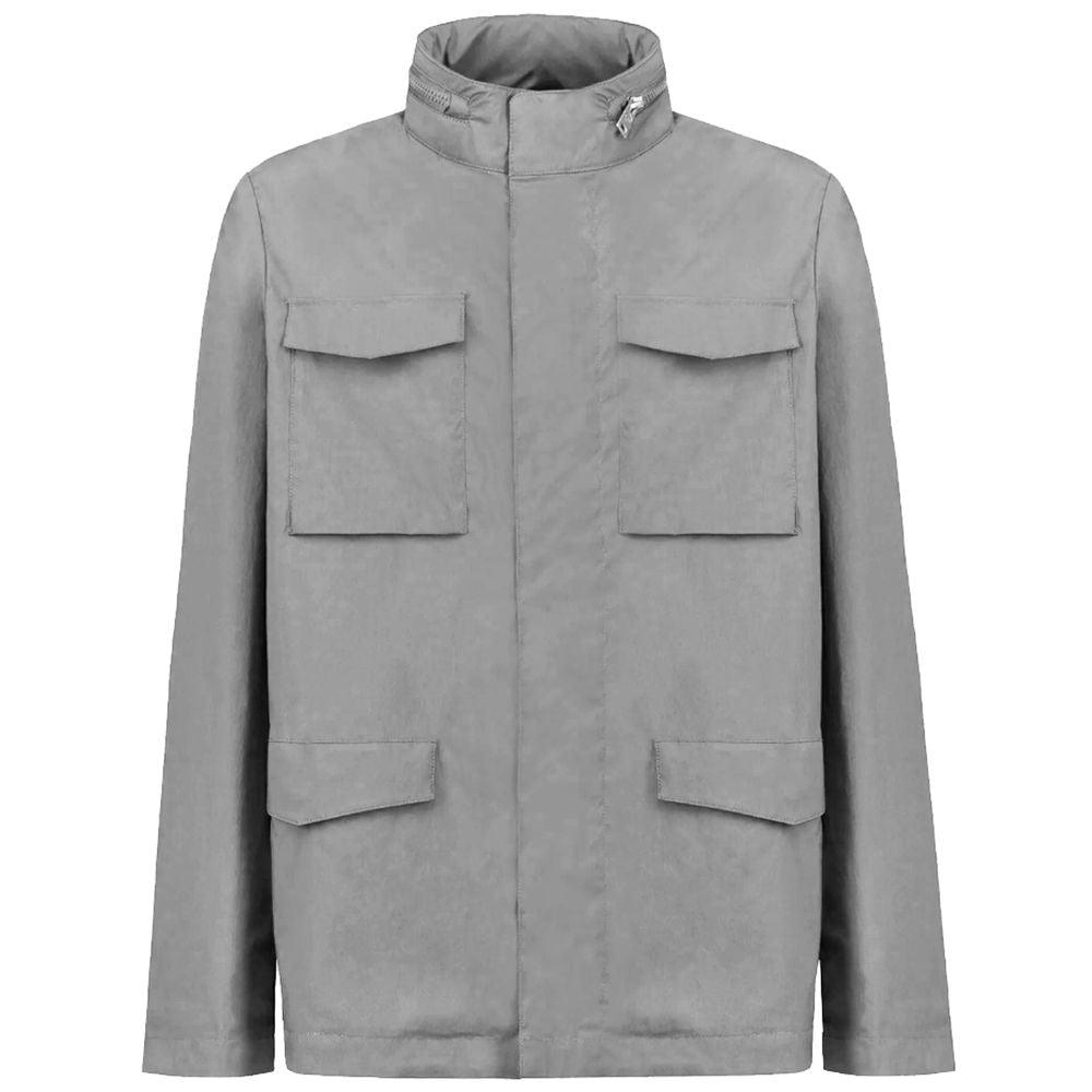 People Of Shibuya Grigio Cotton Men's Jacket