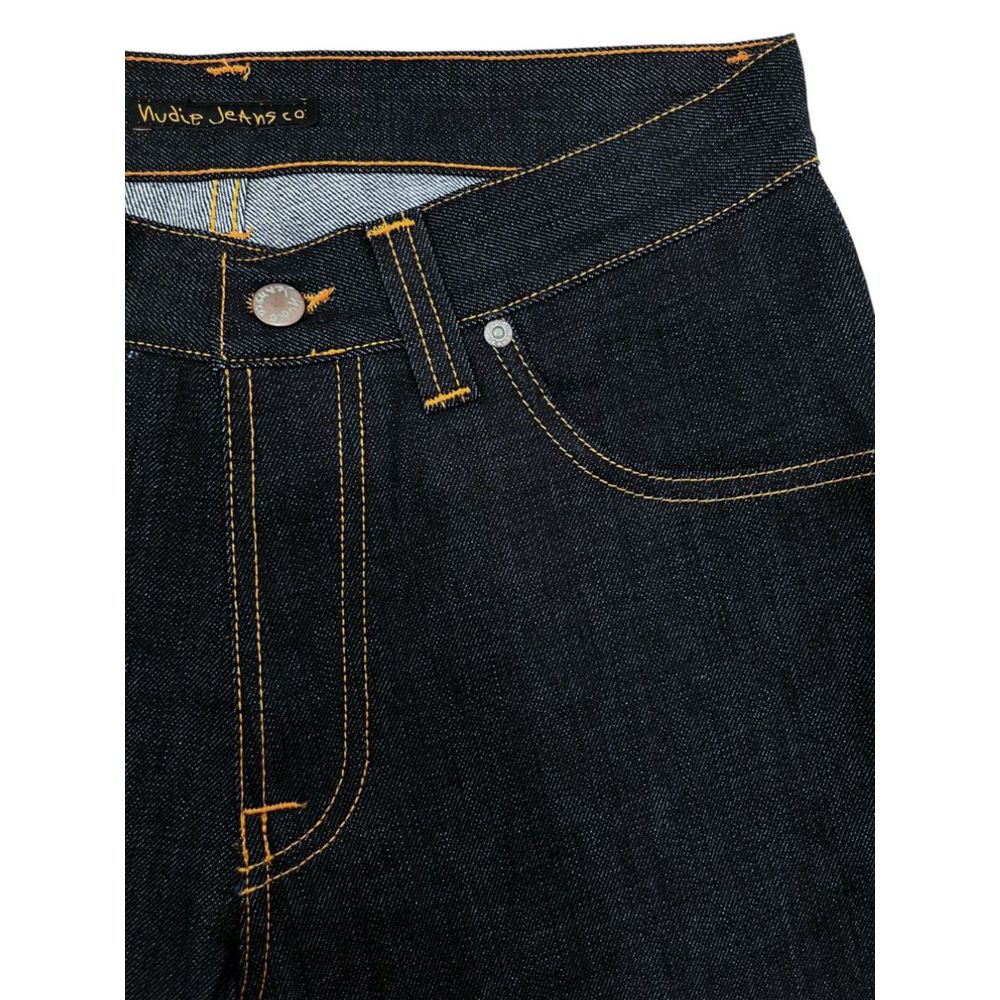 Nudie Jeans Blue Cotton Jeans Denim