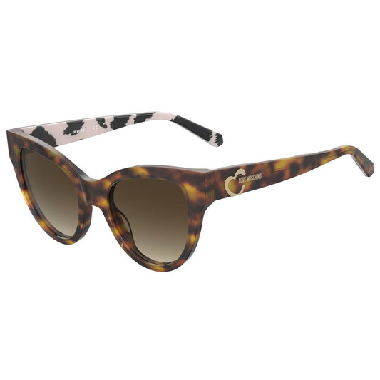 Love Moschino Brown Acetate Sunglasses