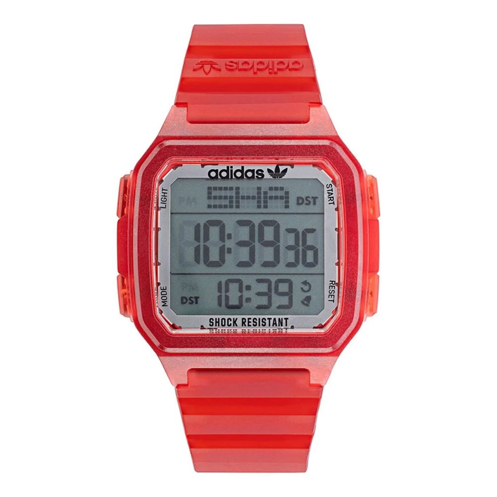 Adidas Red Resin Watch