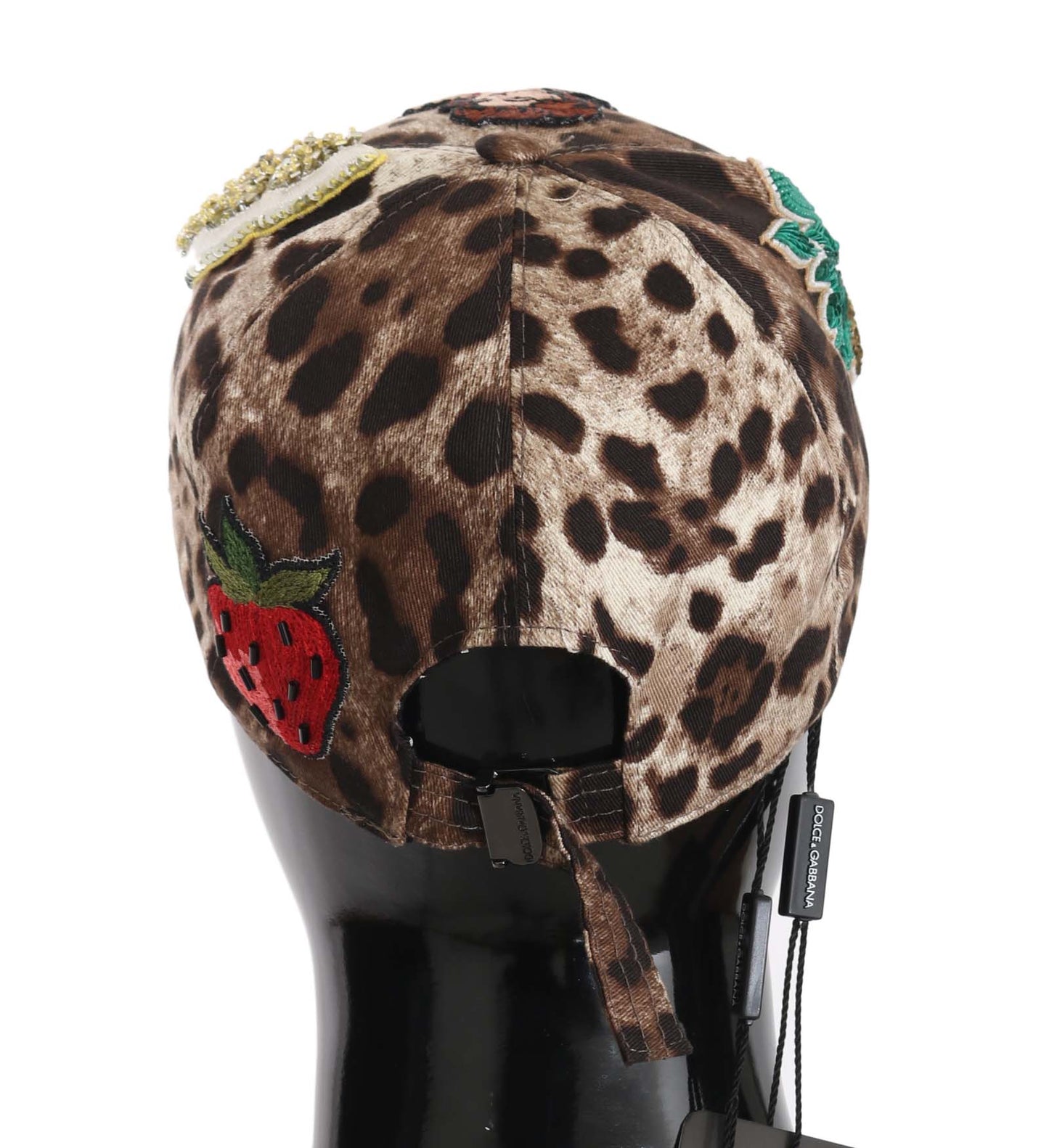 Dolce & Gabbana Elegant Sequined Leopard Baseball Cap - KALAJ