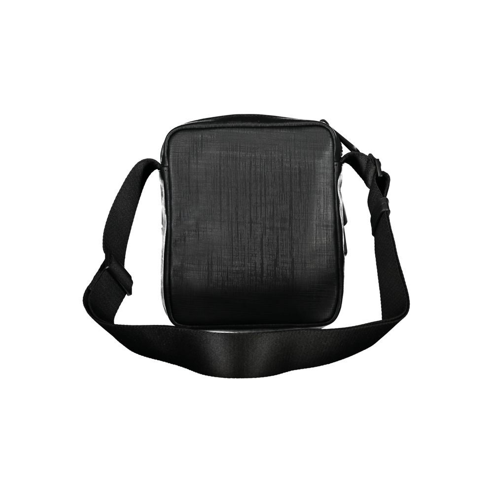 Calvin Klein Elegant Black Shoulder Bag with Contrasting Details