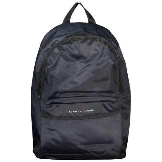 Tommy Hilfiger Blue Polyester Men Backpack