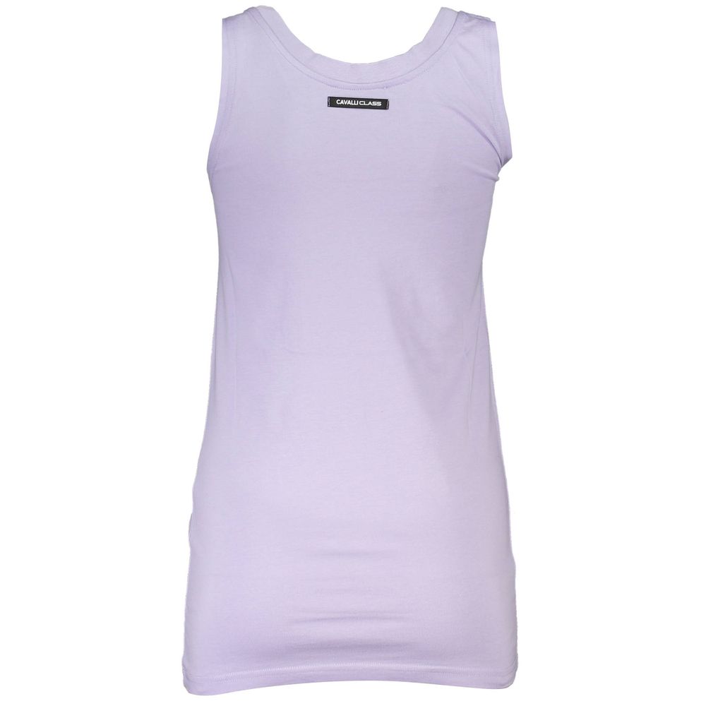 Cavalli Class Purple Cotton Women Top