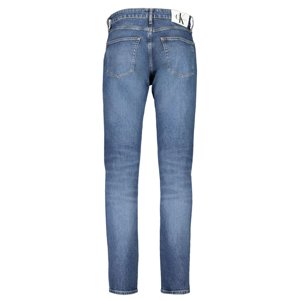 Calvin Klein Blue Cotton Jeans & Pant