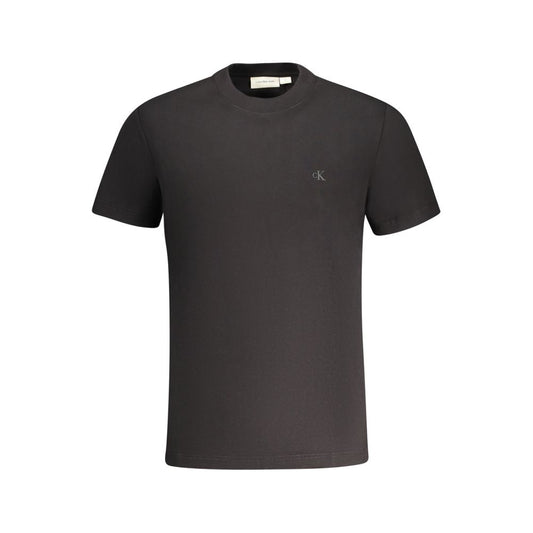 Calvin Klein Black Cotton Men T-Shirt