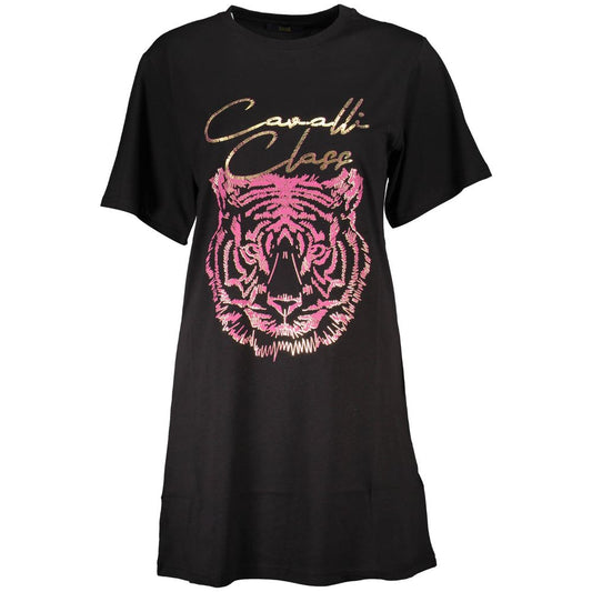 Cavalli Class Black Cotton Women Top