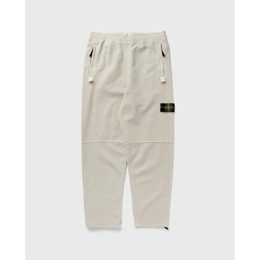 Stone Island White Cotton Pant