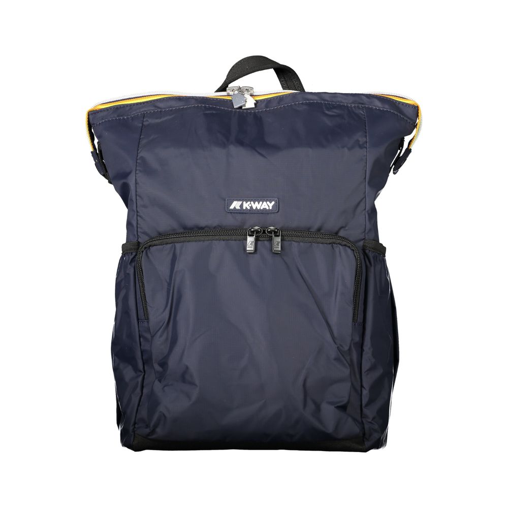 K-WAY Blue Polyamide Men Backpack