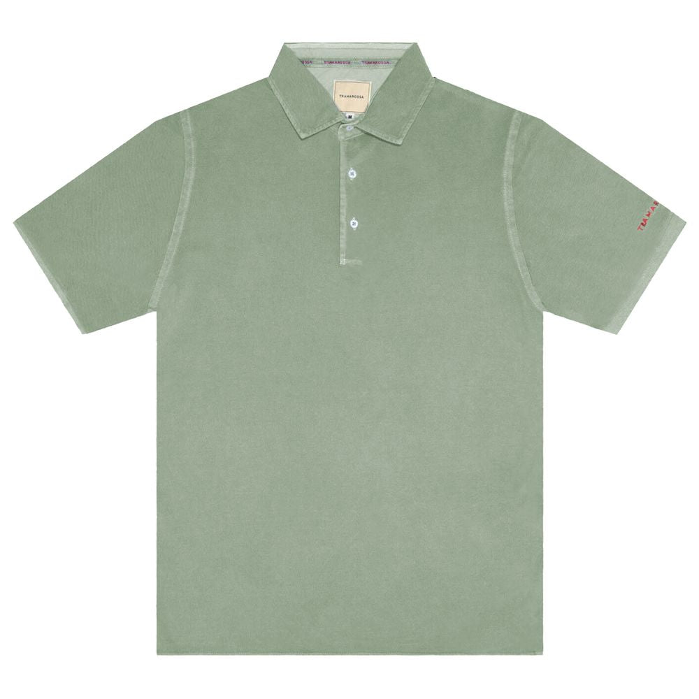Tramarossa Green Cotton Polo Shirt