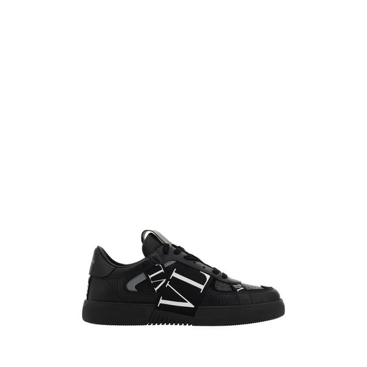 Valentino Garavani Black Leather VL7N Sneakers