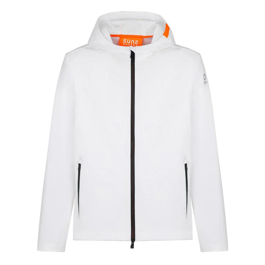 Suns White Polyester Men's Jacket