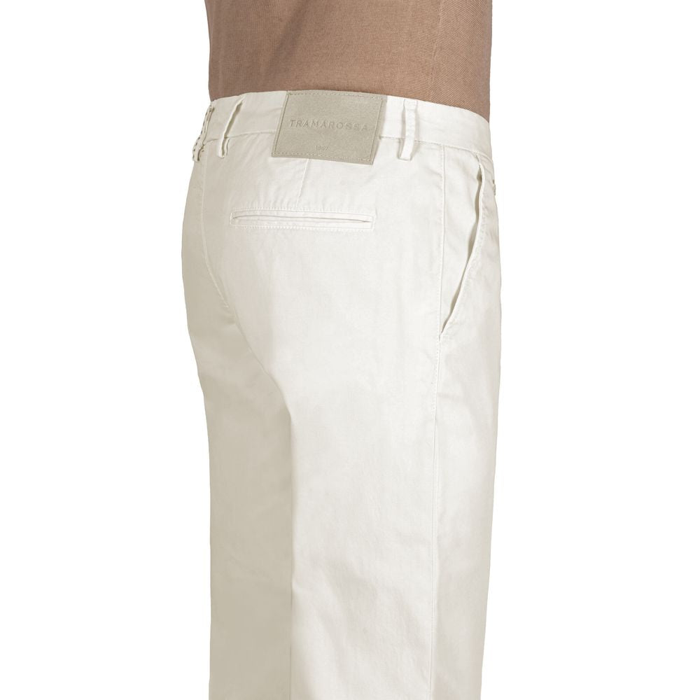 Tramarossa White Cotton Pant