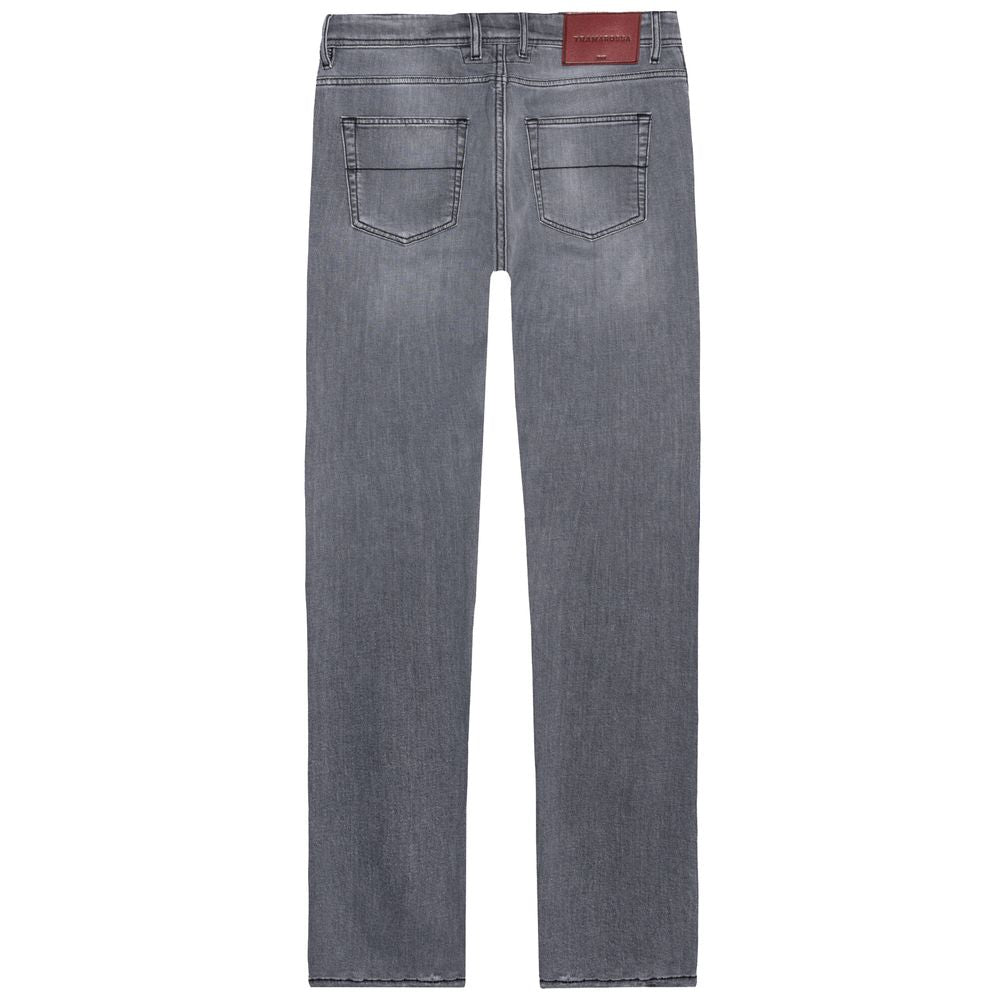 Tramarossa Grey Cotton Men's Jeans
