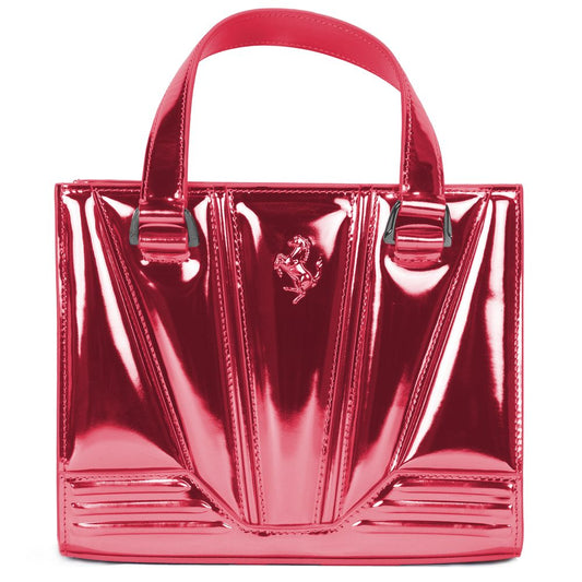 Ferrari Fuchsia Leather Women Handbag