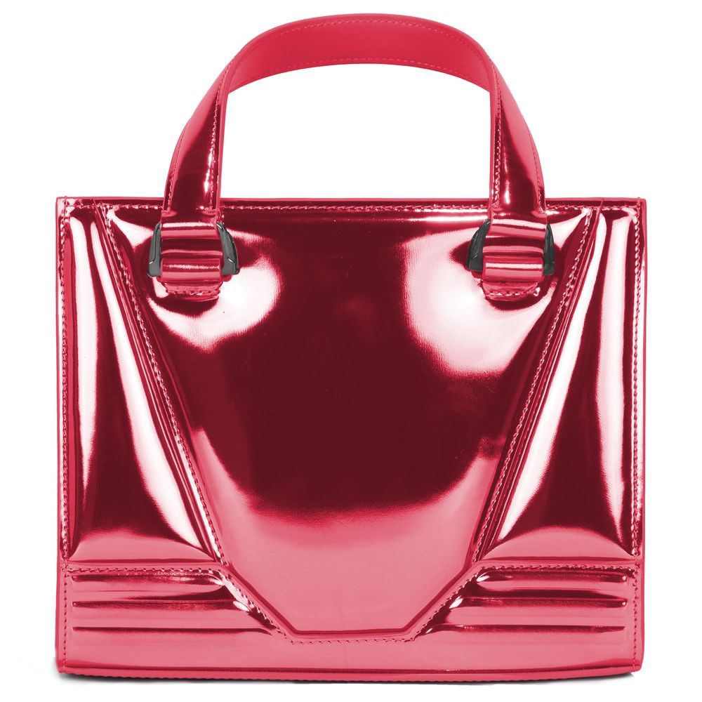 Ferrari Fuchsia Leather Women Handbag