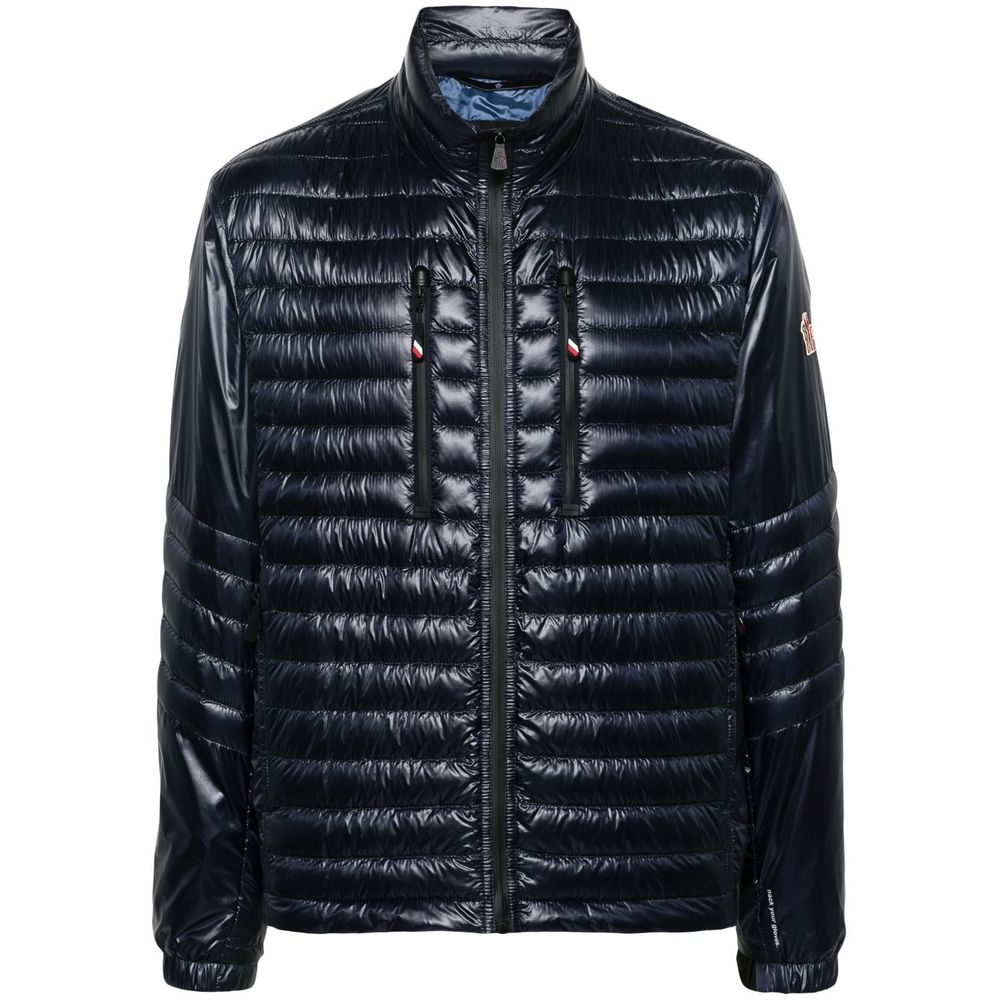 Moncler Blue Polyamide Jackets & Coat