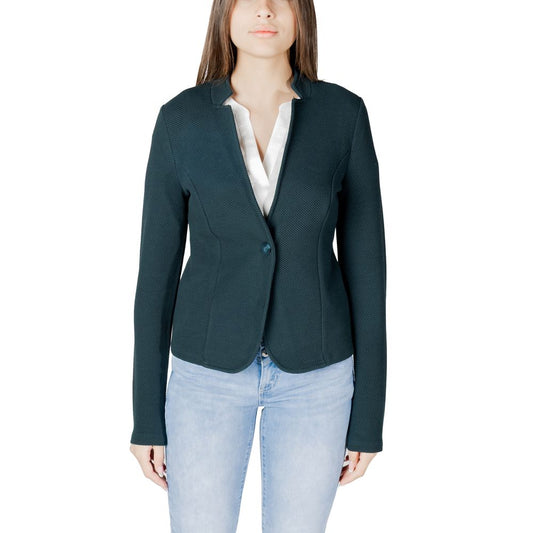 Street One Green Cotton Suits & Blazer