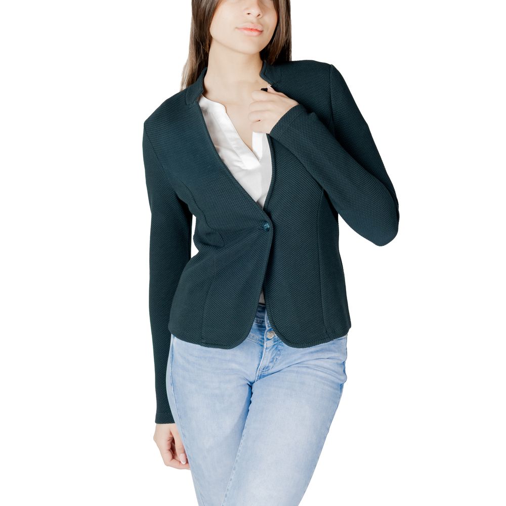 Street One Green Cotton Suits & Blazer
