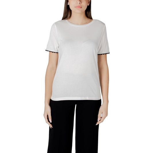 Street One White Cotton Tops & T-Shirt