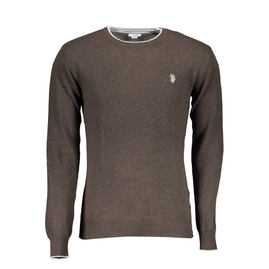 U.S. POLO ASSN. Brown Wool Sweater