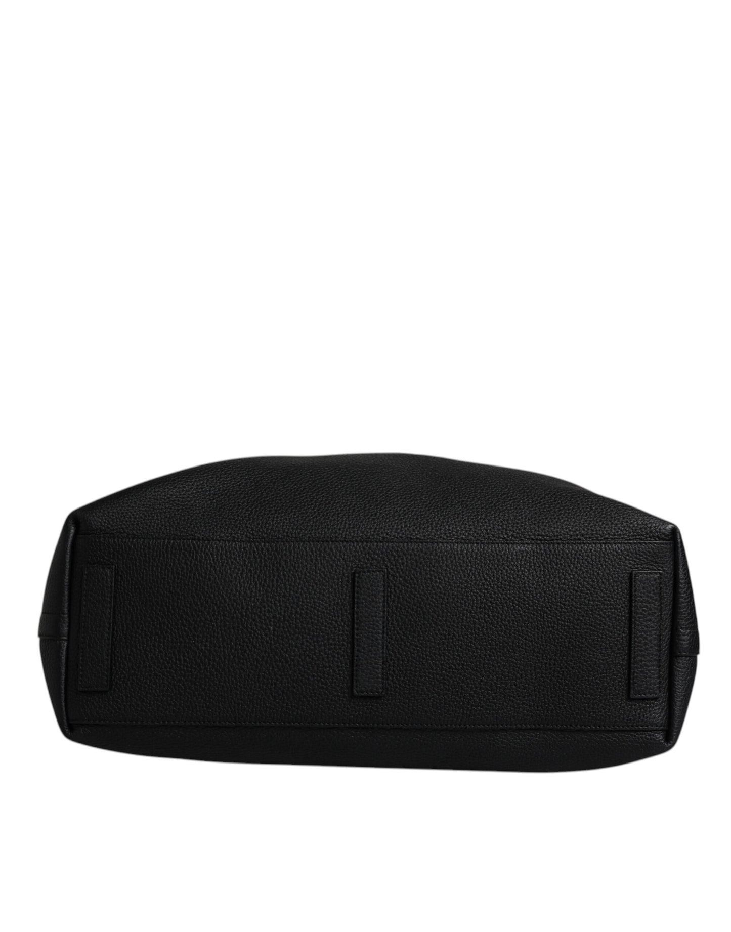 Dolce & Gabbana Black Calfskin Leather Hand Shoulder Duffle Bag