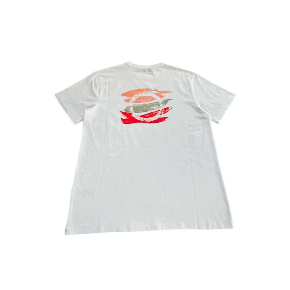Trussardi Beachwear White Cotton T-Shirt