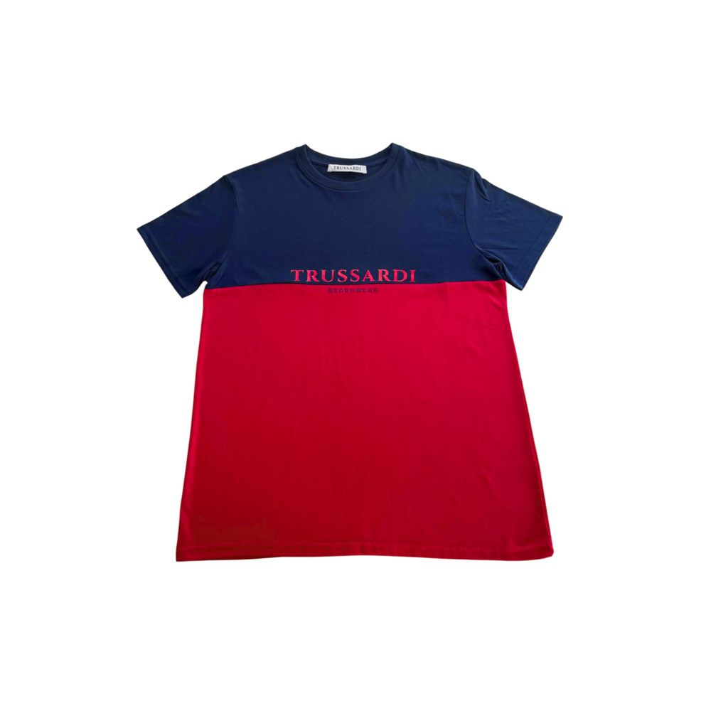 Trussardi Beachwear Red Polyester T-Shirt