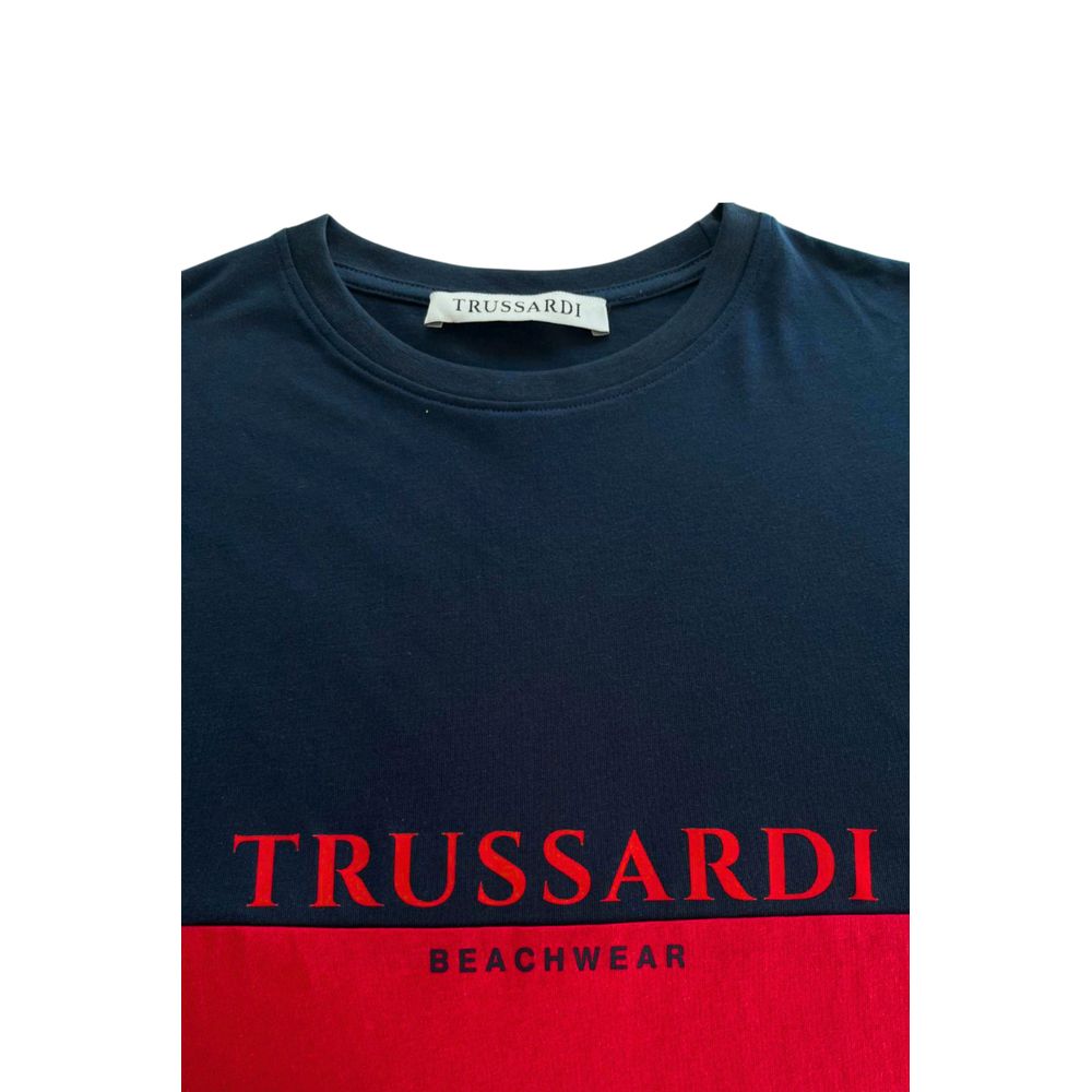 Trussardi Beachwear Red Polyester T-Shirt