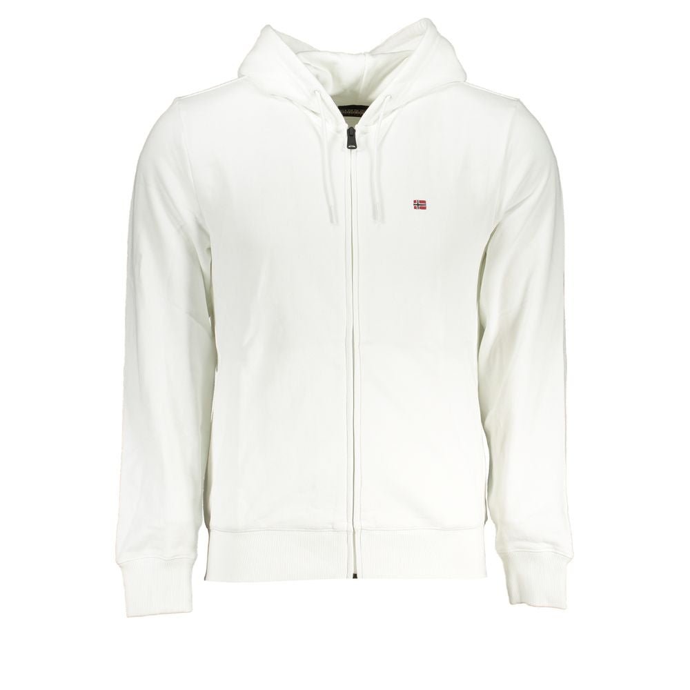 Napapijri White Cotton Men Sweater