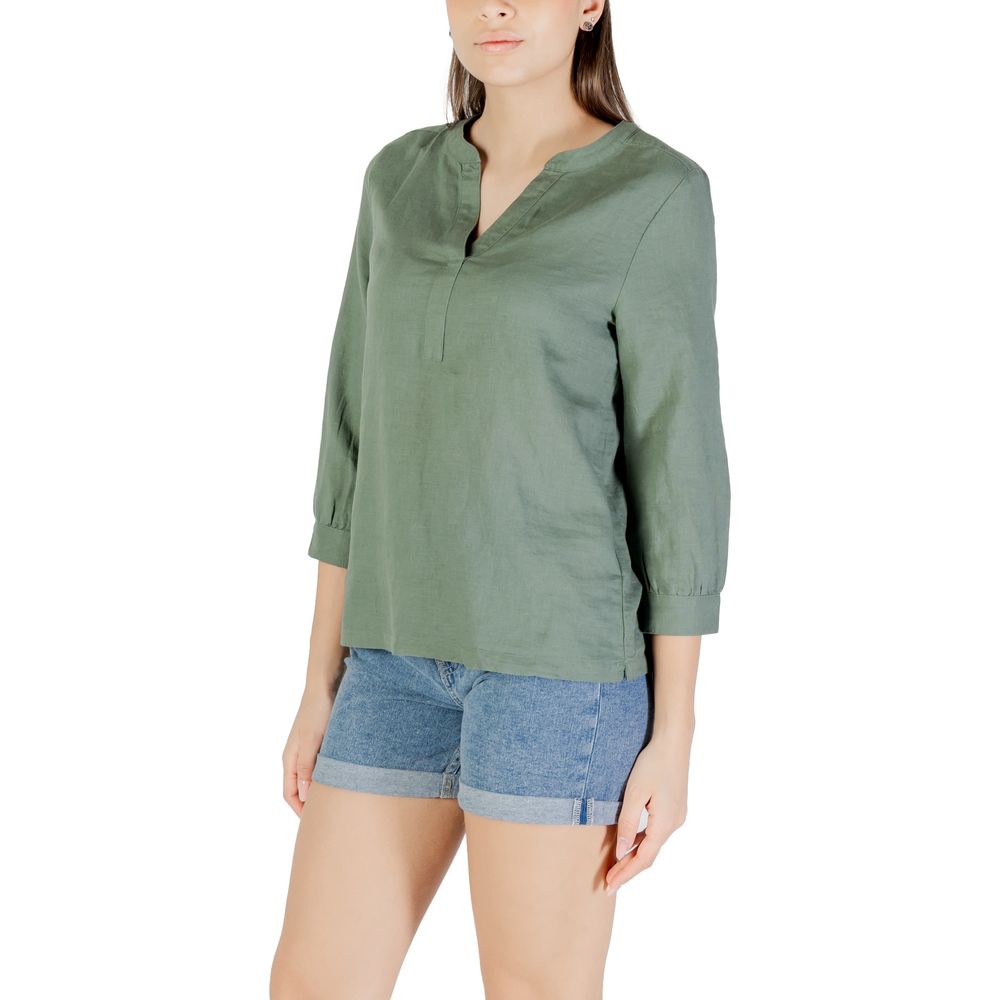 Street One Green Linen Shirt
