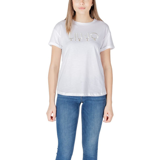 Liu Jo White Cotton Tops & T-Shirt