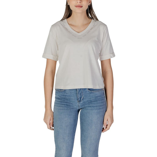 Liu Jo White Cotton Tops & T-Shirt