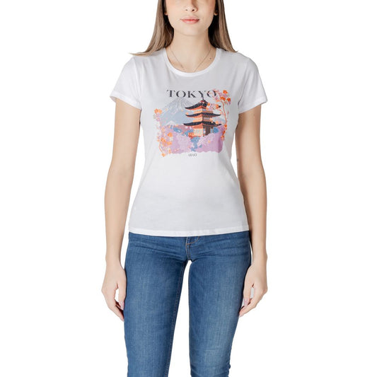 Liu Jo White Cotton Tops & T-Shirt
