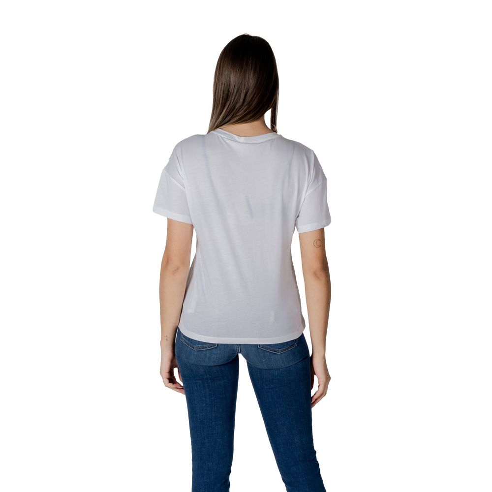 Liu Jo Black And White Cotton Tops & T-Shirt