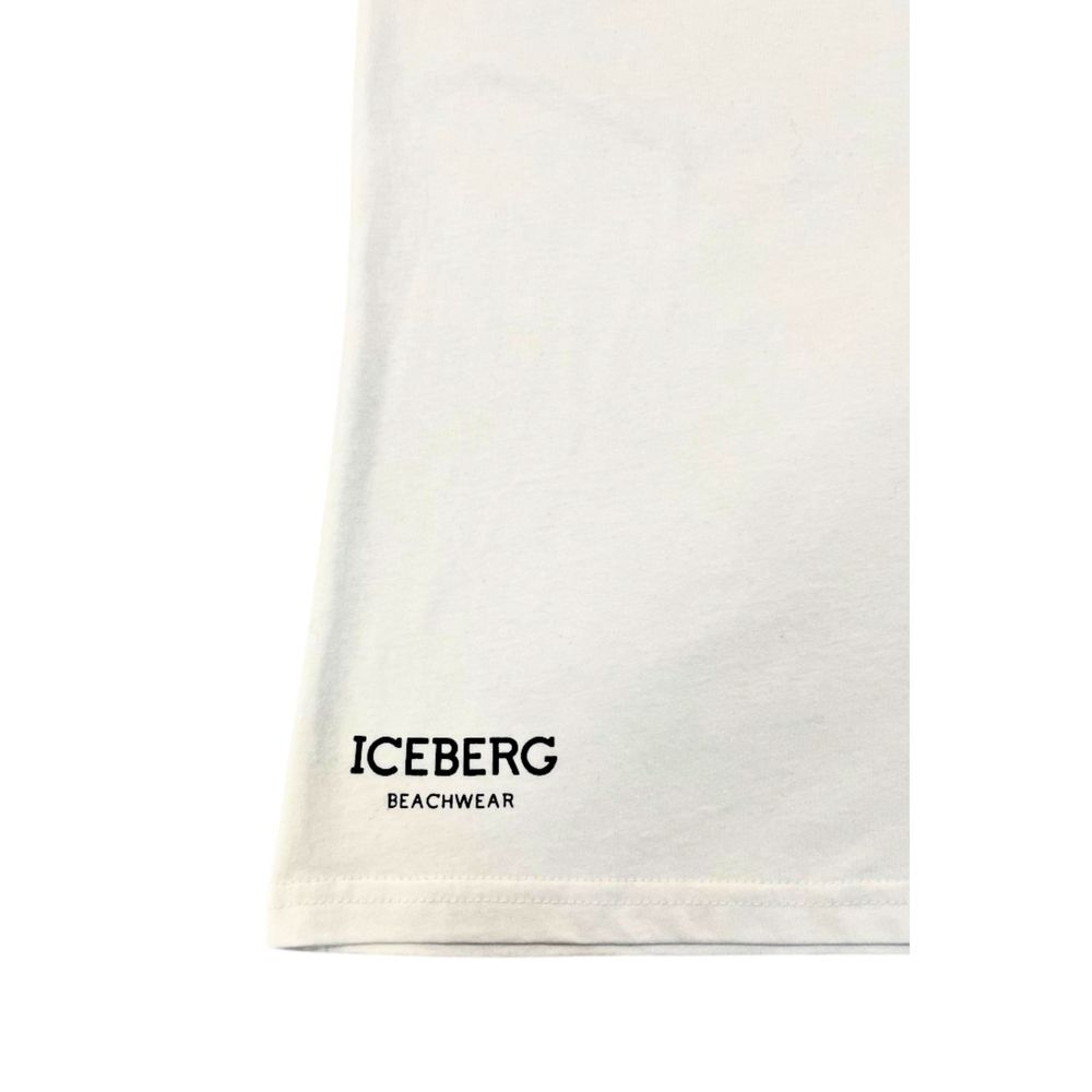 Iceberg White Cotton T-Shirt