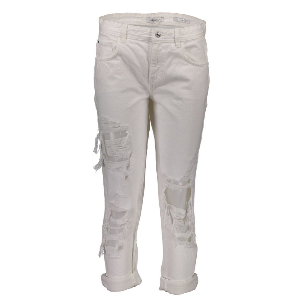 Guess Jeans White Cotton Jeans Denim
