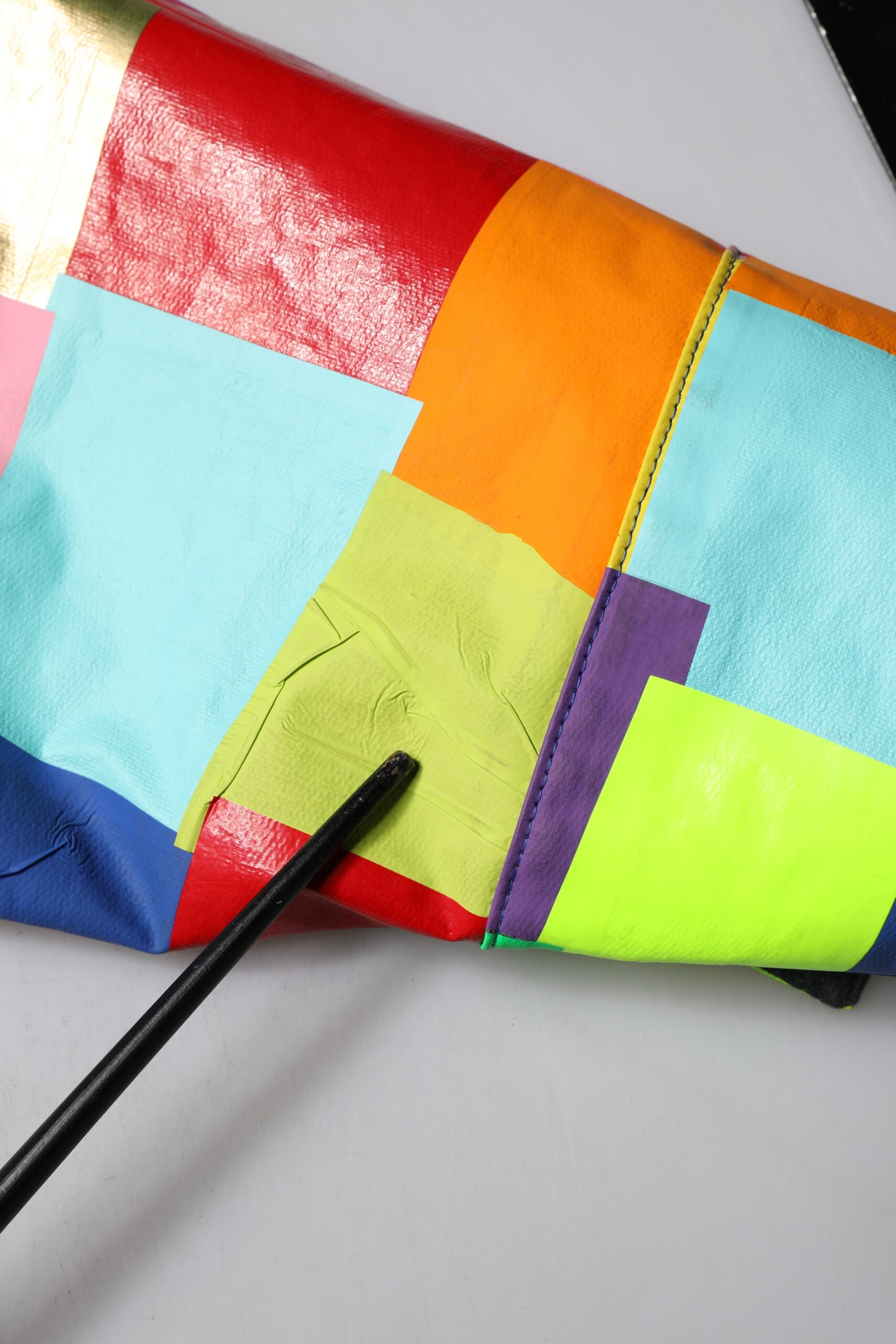 Dolce & Gabbana Multicolor Cotton Full Zip Men Biker Jacket