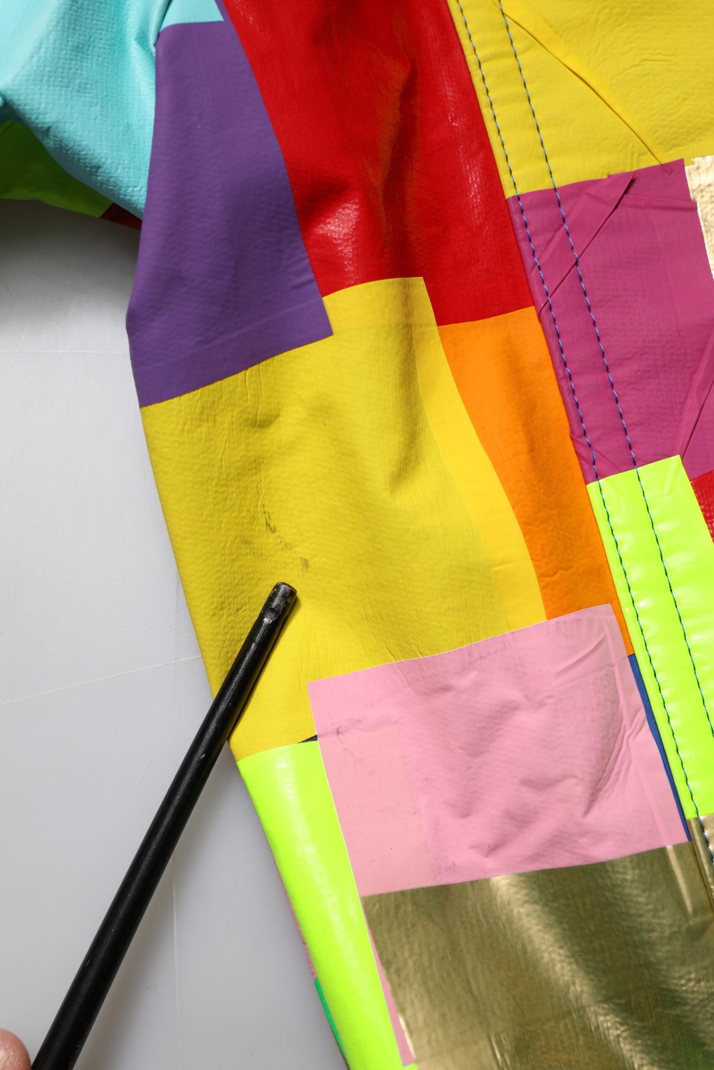 Dolce & Gabbana Multicolor Cotton Full Zip Men Biker Jacket