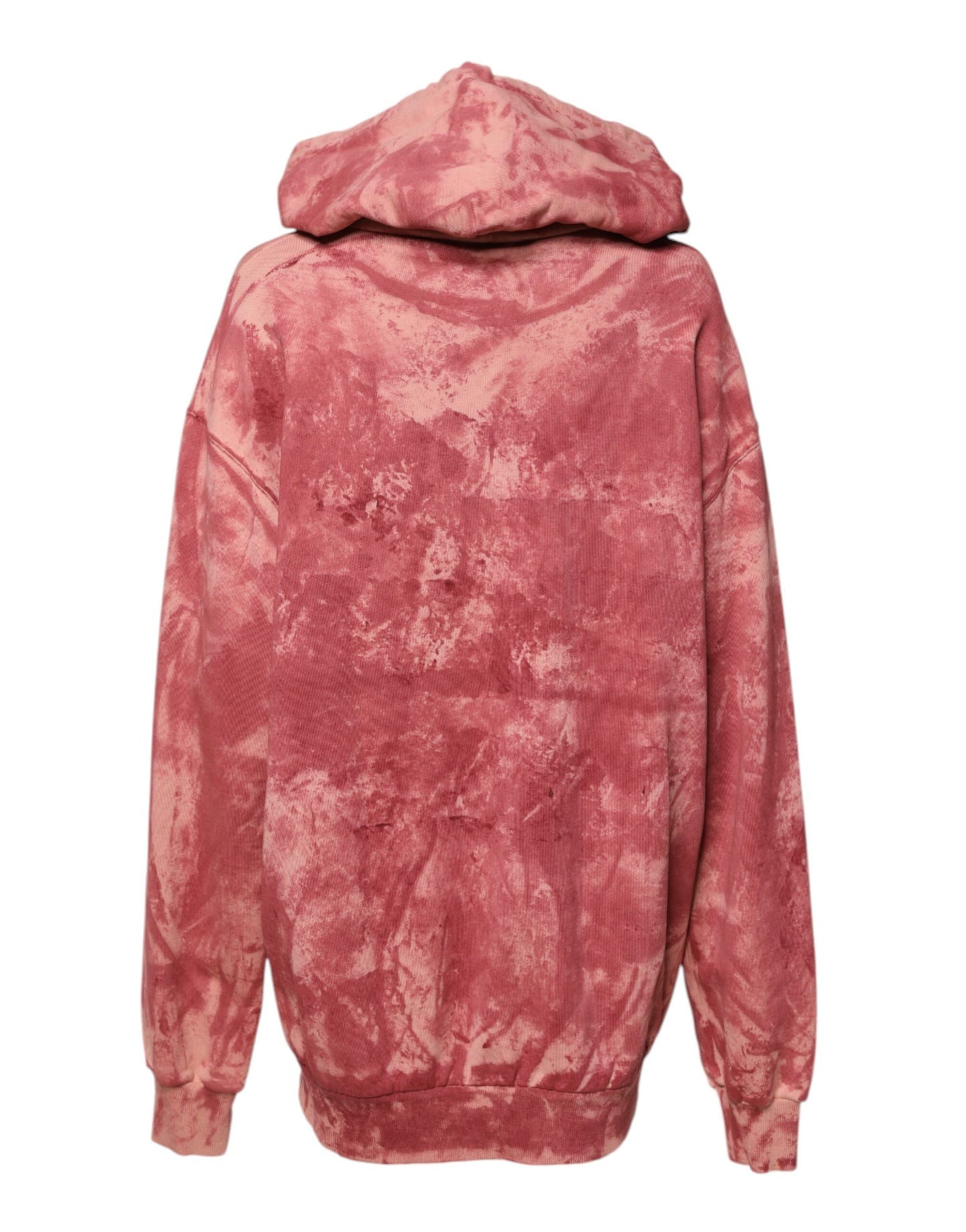 Dolce & Gabbana Pink Wash DG MILANO Hooded Pullover Sweater