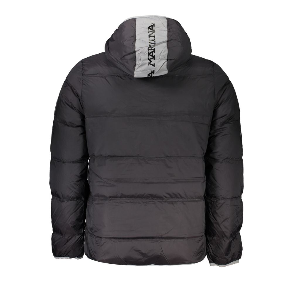La Martina Black Polyamide Jackets & Coat