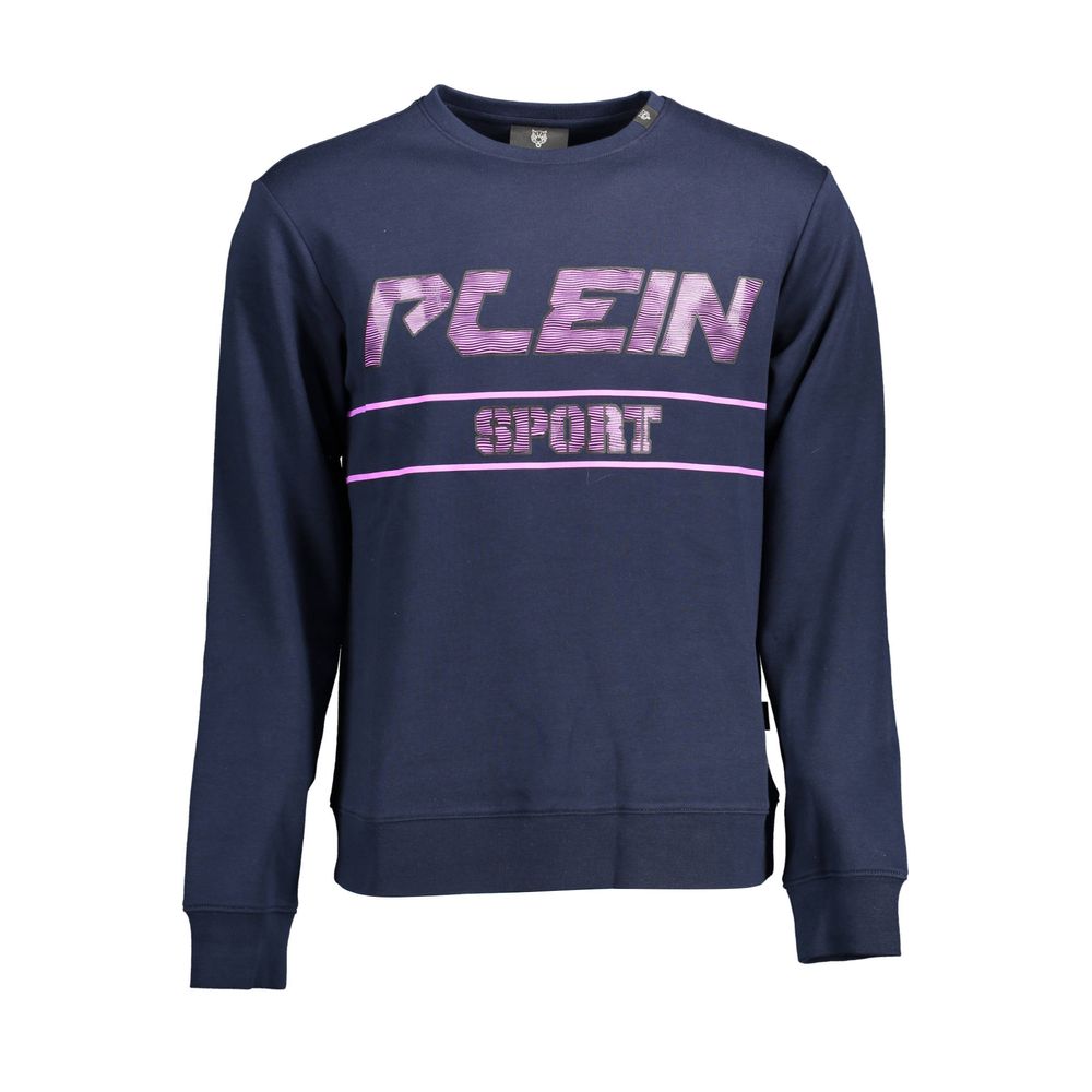 Plein Sport Blue Cotton Sweatshirt