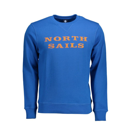 North Sails Blue Cotton Sweatshirt