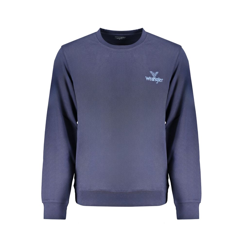 Wrangler Blue Cotton Sweatshirt