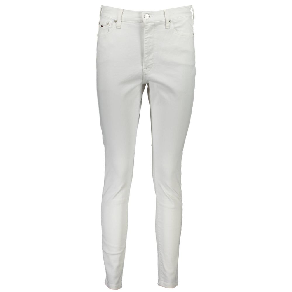 Tommy Hilfiger White Cotton Jeans Denim