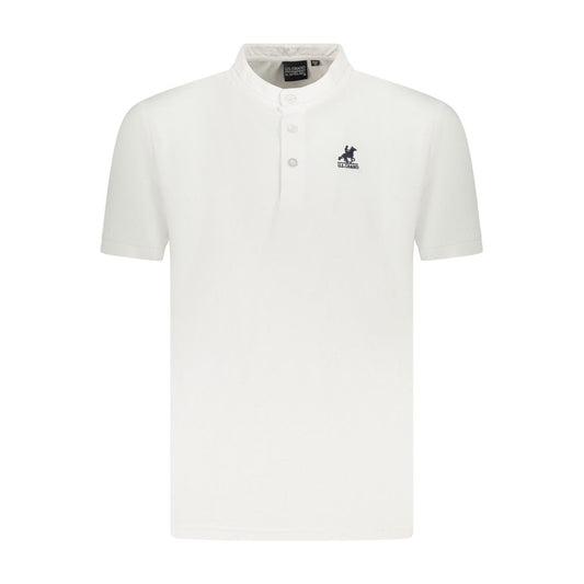 U.S. Grand Polo White Cotton Men Polo Shirt