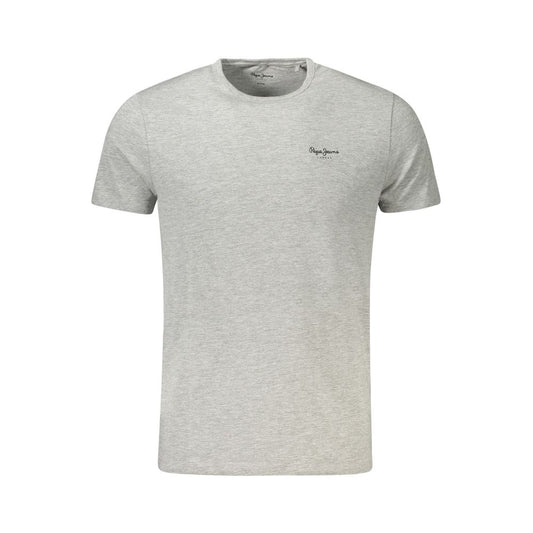 Pepe Jeans Gray Cotton Men T-Shirt