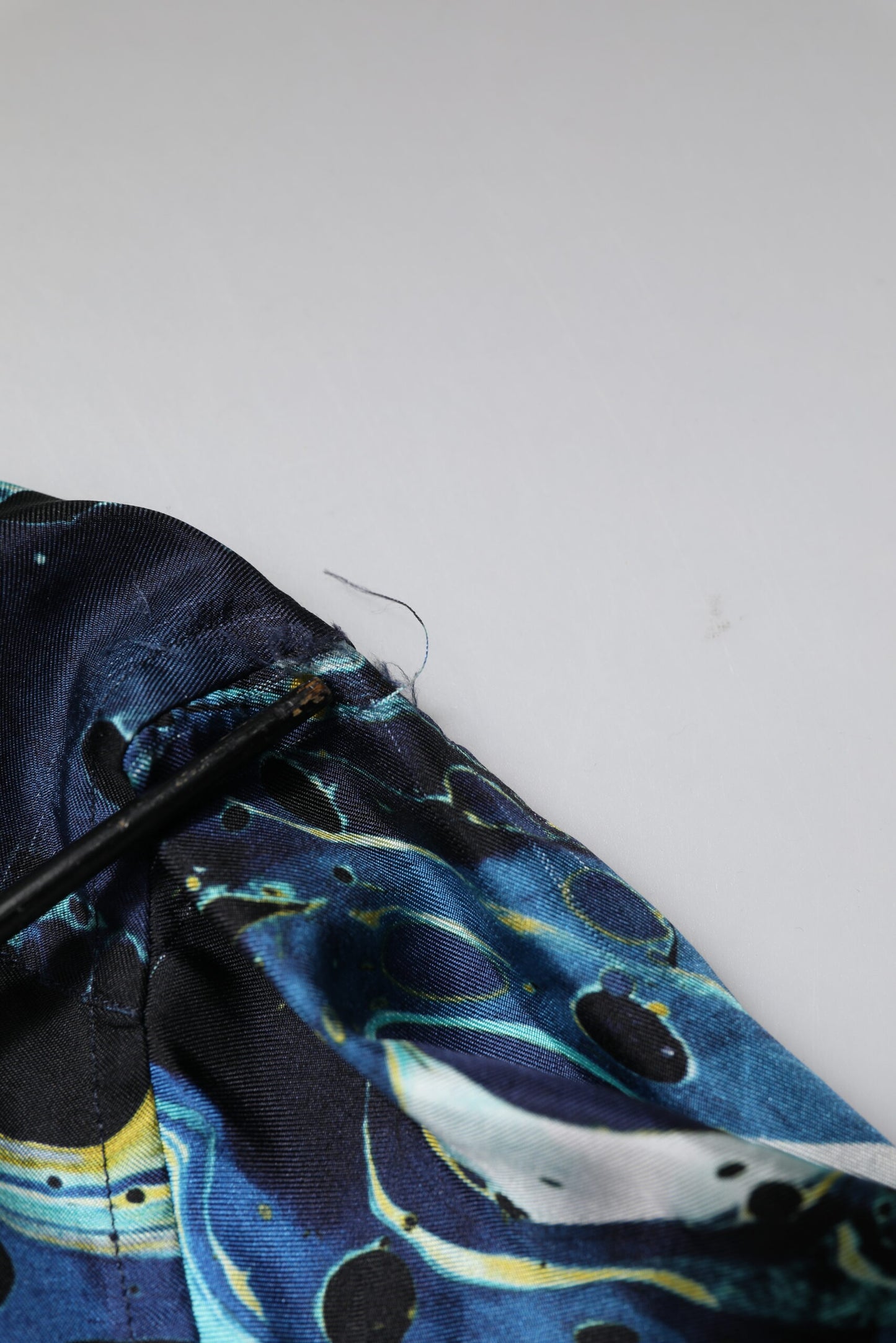 Dolce & Gabbana Multicolor Marble Print MARTINI Dress Shirt