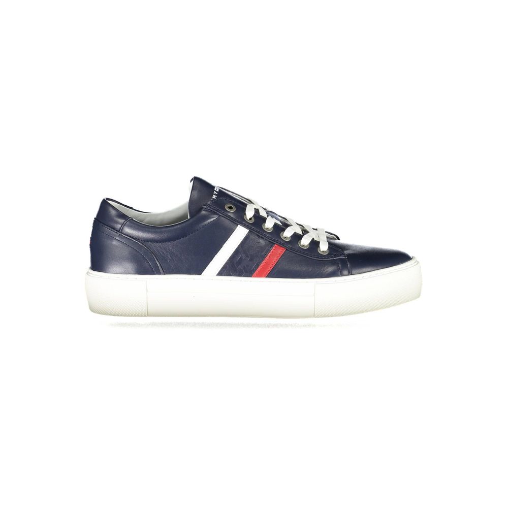 Tommy Hilfiger Blue Cotton Sneaker